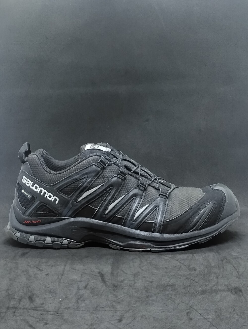 Salomon XA Pro 3D GTX Waterproof Men's Size 10.5 Trail Running Shoes Black
